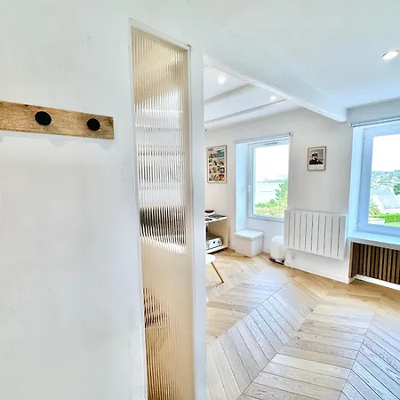 Au Bon Accueil - Appartement Vue Mer - Hyper Centre - Avec Home-Cinema Carantec Exterior photo
